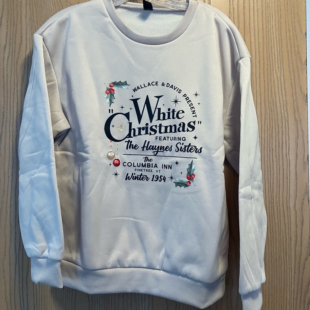 SHEIN White Christmas Sweatshirt